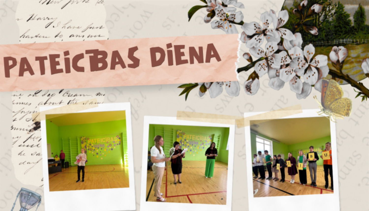 Kolāža ar Pateicības dienas attēliem
