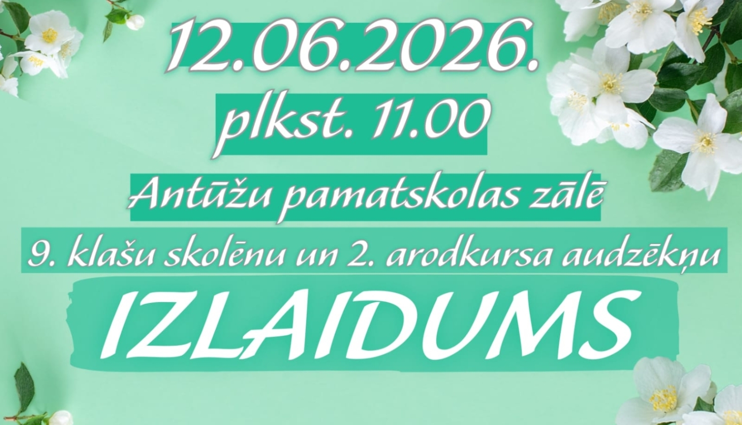 Izlaiduma afiša